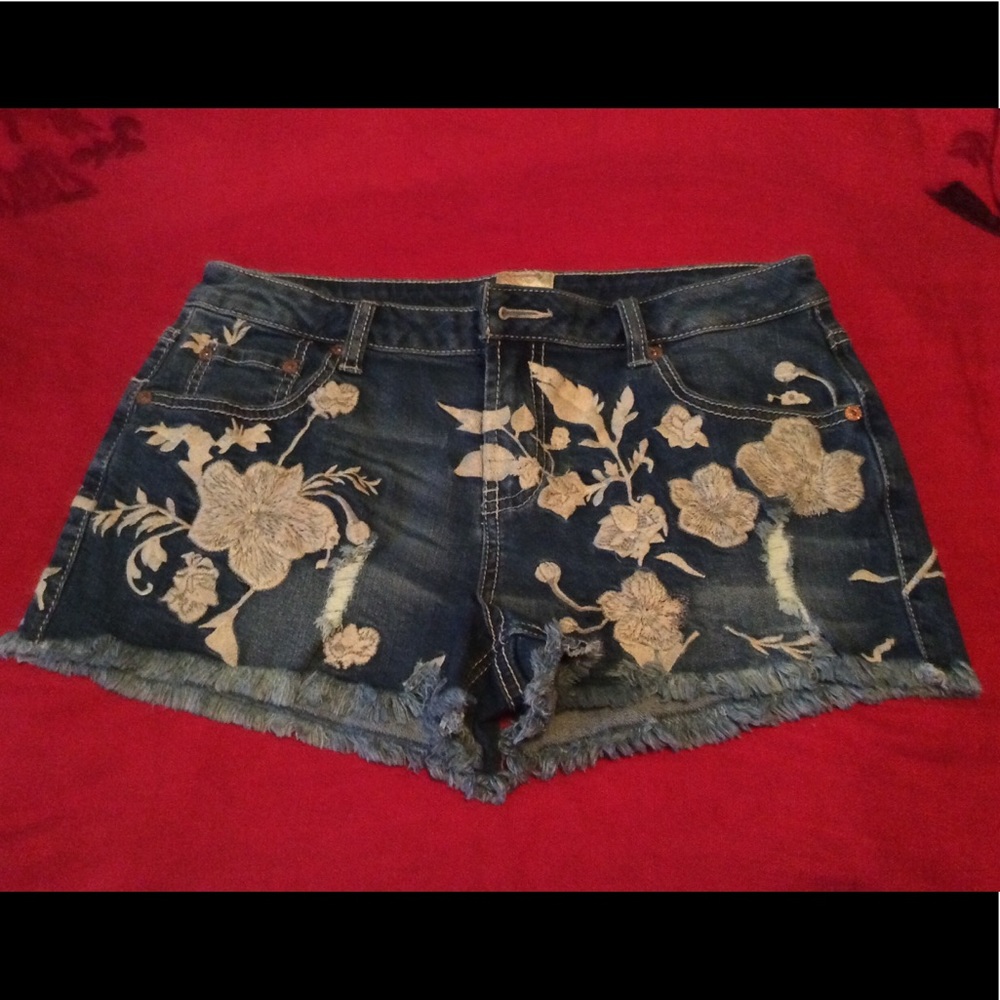 Arden B Embroidered Shorts
